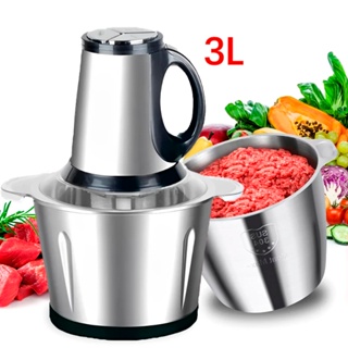 Triturador de Alimentos 1800w Legumes Processador de Carne Inox 3 Litros 110v e 220v em Oferta na Shopee