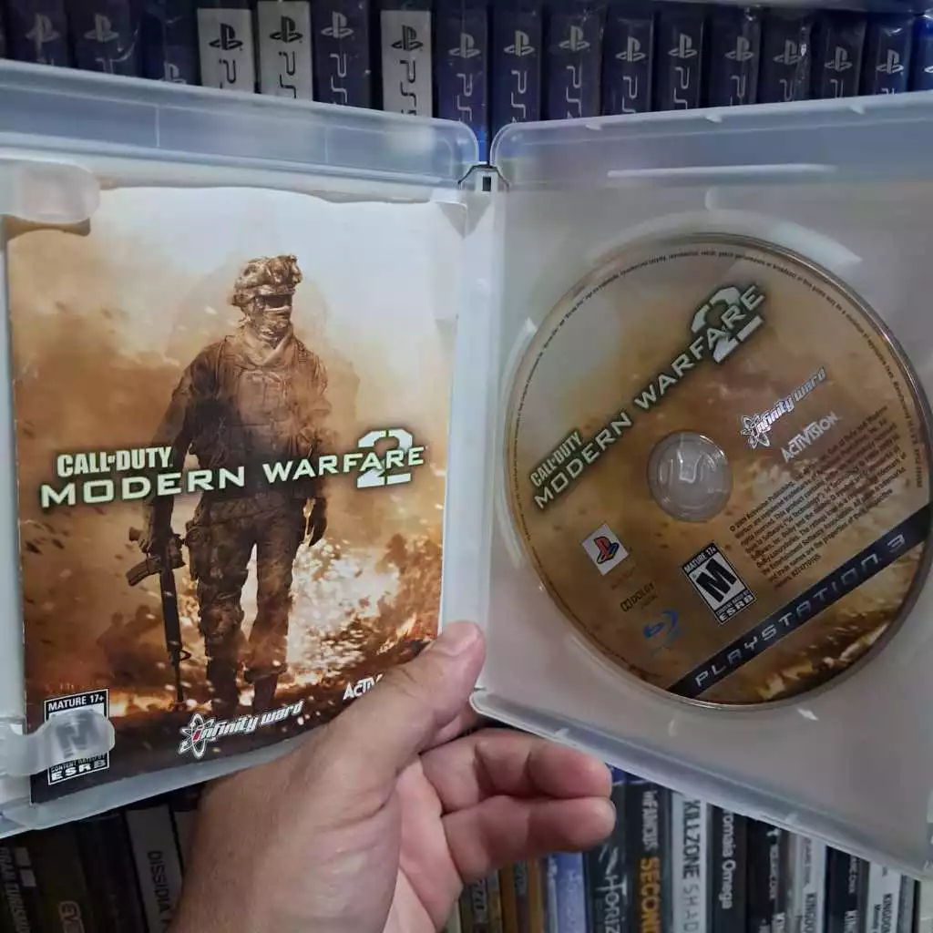 Jogo Call of Duty MW2 Modern Warfare 2 PS3 Mídia Física SEMINOVO COMPLETO