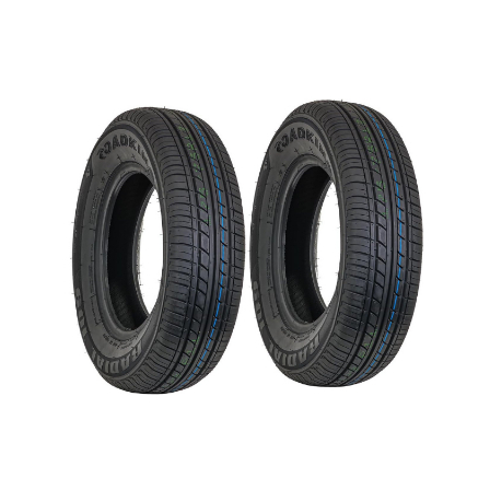Kit 2 Pneus 175/75 R13 XBRI Rotalla radial A5 84T Aro 13 Novos