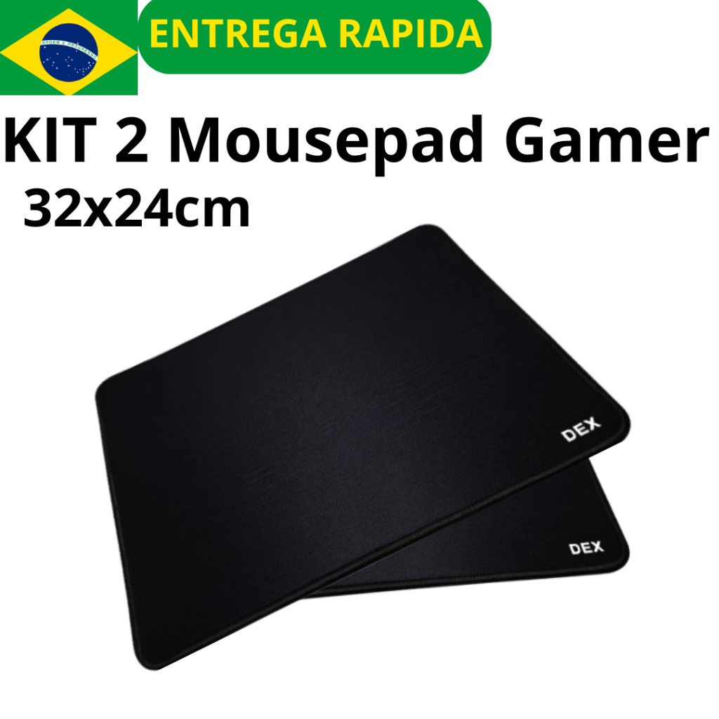 2 mouse pad gamer borda costurada emborrachado para notebook computador pc gamer barato alta qualidade envio rapido
