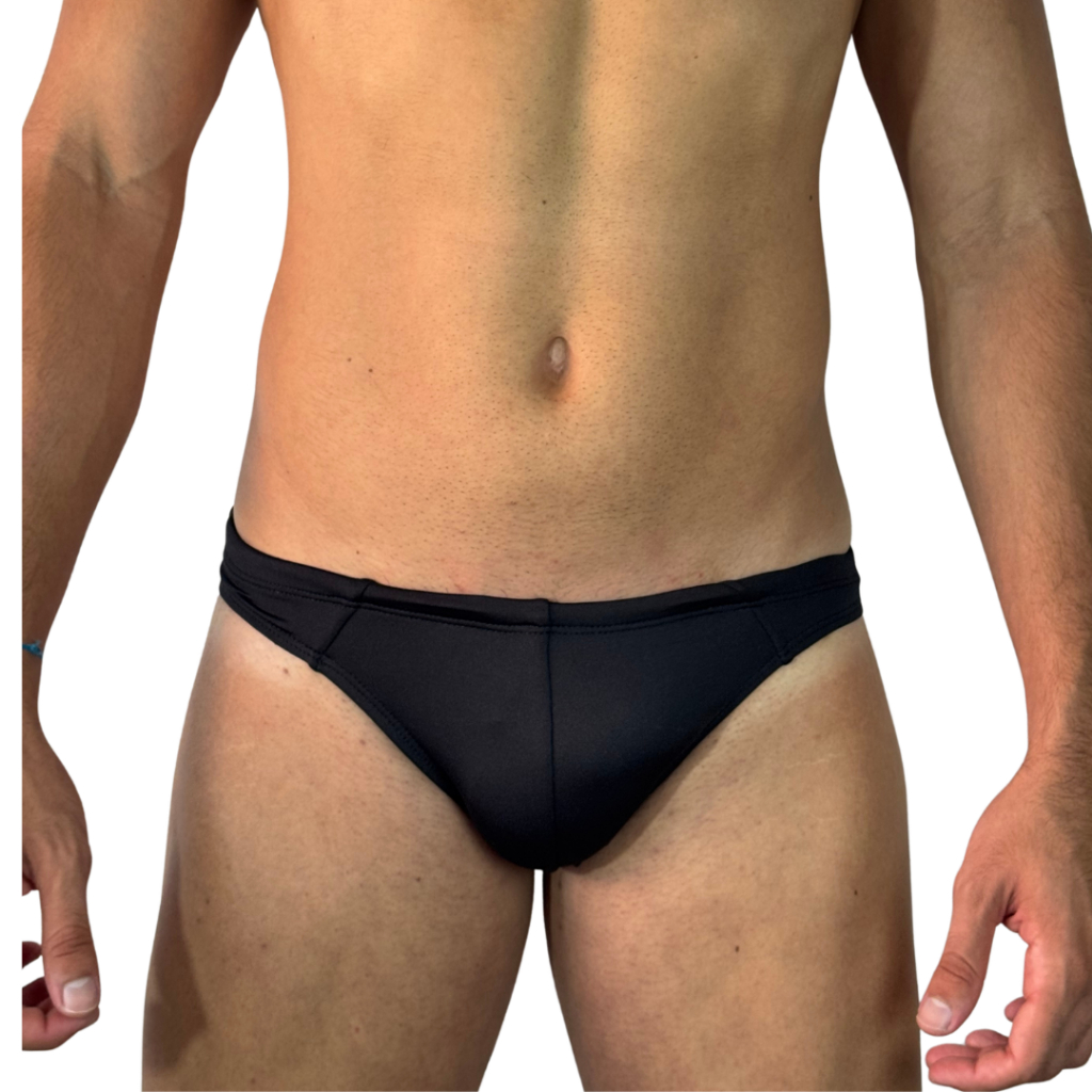 Sunga Ultra Slim Preta Azul Vermelha e Nude 4cm de lateral