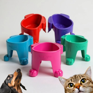 Comedouro ou Bebedouro Elevado 1000 OU 300 ML Para Cachorros Médio e Grande e pequeno Porte e gatos em Oferta na Shopee