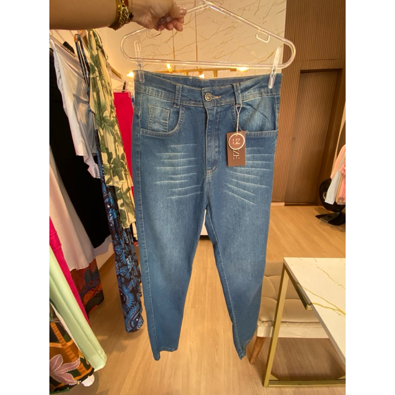 Calça Feminina Jeans Mom Algodão PREMIUM 34 ao 44