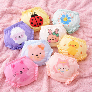 Kit de Calcinhas Tapa Fralda para Bebê Menina Estampas 4 Pçs em Oferta na Shopee