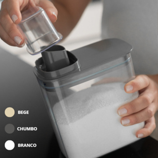 Dispenser para Sabão e Amaciante 1,5L com Medidor OU – Linha Flow Lavanderia em Oferta na Shopee