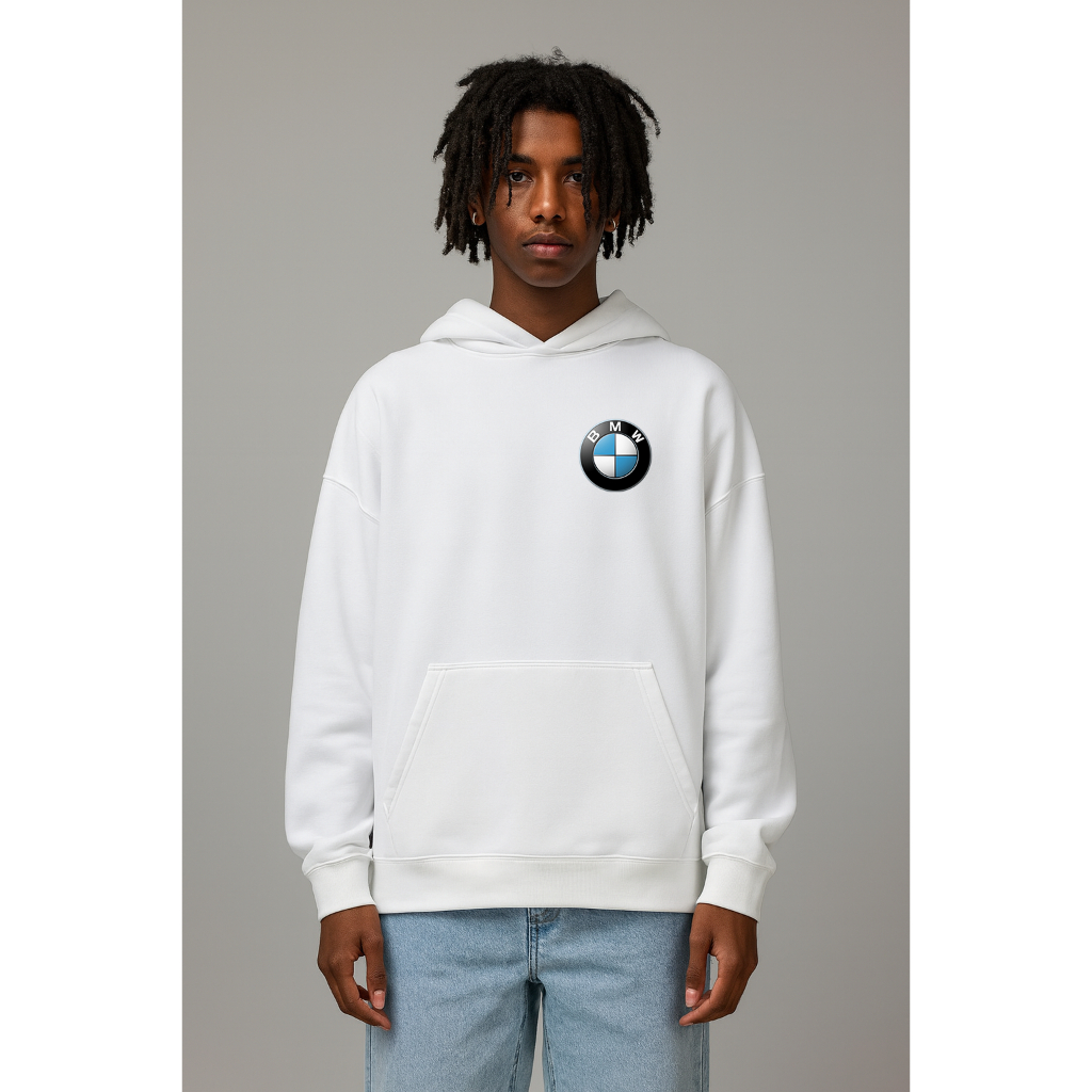 Blusa de Frio Moletom Casaco Jaqueta Agasalho Streetwear Carro Moto Masculino Feminino Corrida BMW