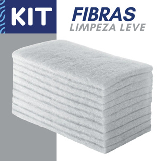 Kit Fibras Limpeza Leve Esponja Branca Não Risca Limpa Parede Fórmica Inox Vidros Bucha em Oferta na Shopee