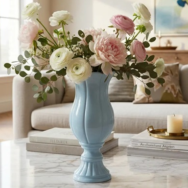 Vaso Tulipa Taça M – Decoração Elegante para Mesa de Bolo, Casa ou Festa
