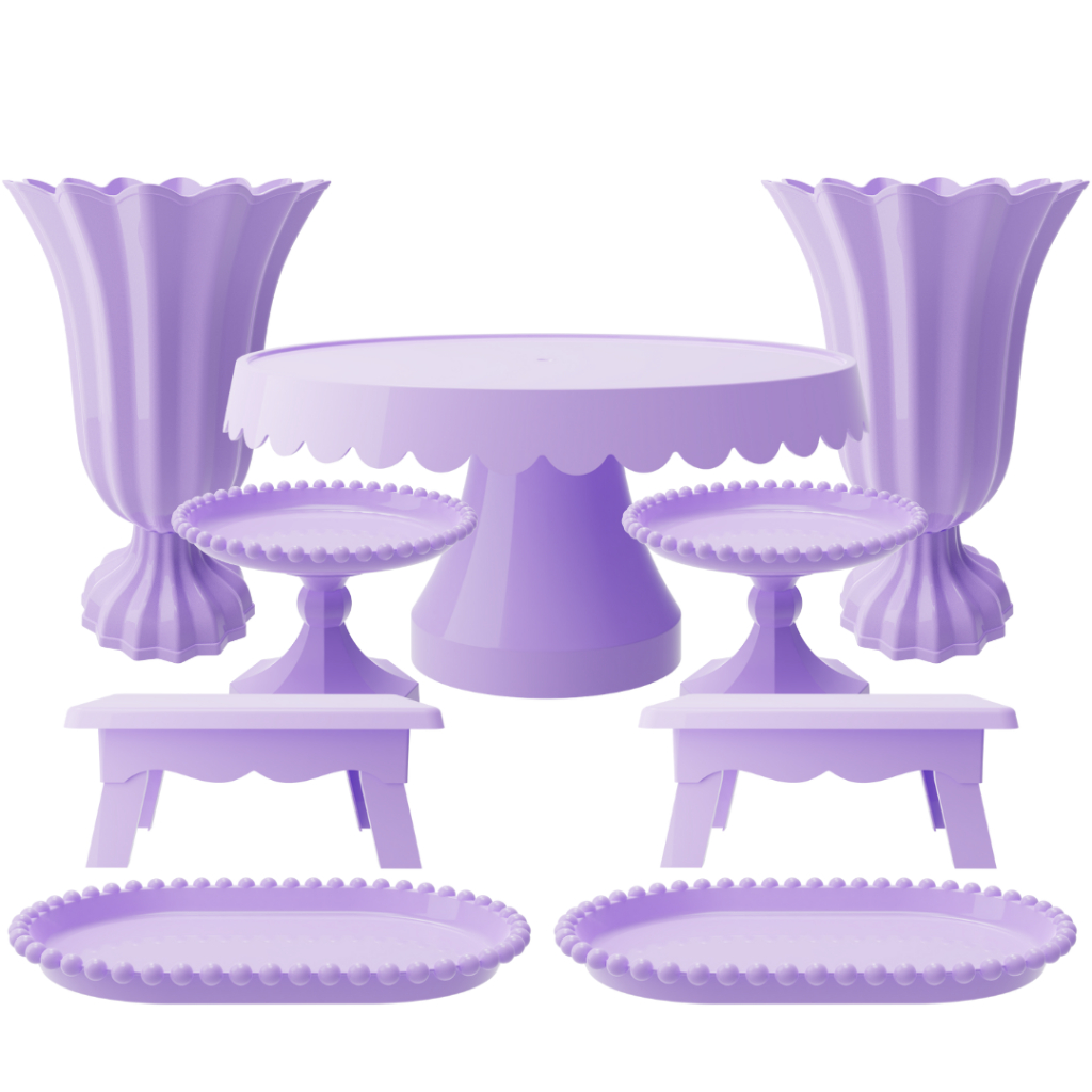 Kit Completo 9 Itens Festas Aniversário Casamento Prático Moderno Elegante Decoração em Oferta na Shopee