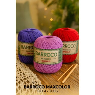 Barroco Maxcolor Círculo 200g Fio 4 para Crochê e Tricô - 100% Algodão - Fio para crochê em Oferta na Shopee