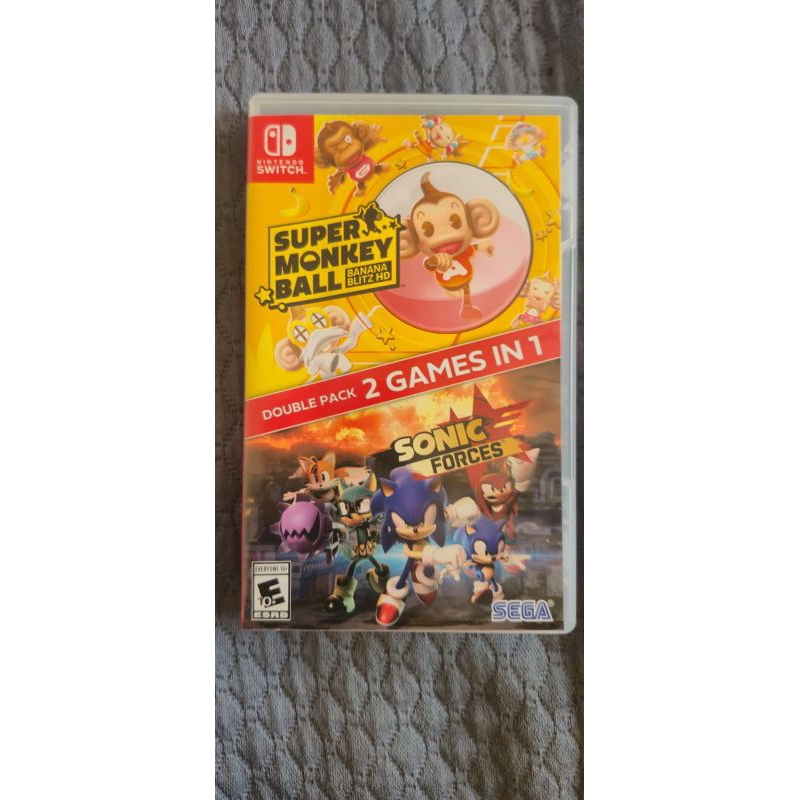 leia o anúncio Jogo para Nintendo switch midia física Sonic Force Double pack super monkey ball