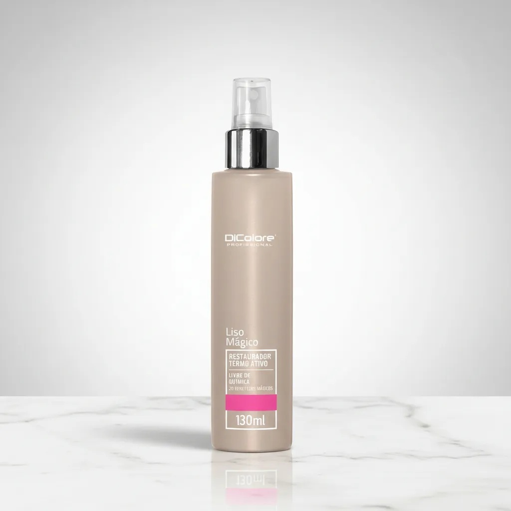 Liso Mágico Restaurador Protetor Térmico Anti-frizz Dicolore 120ml