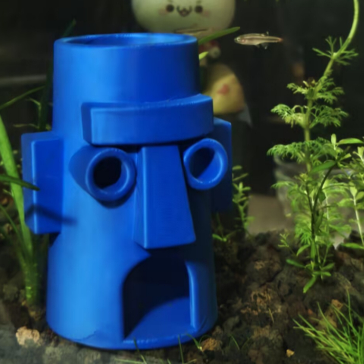 Toca Casa Lula Molusco Decoração Aquário - Enfeite Betta e Peixes Pequenos Enfeite Bob Esponja