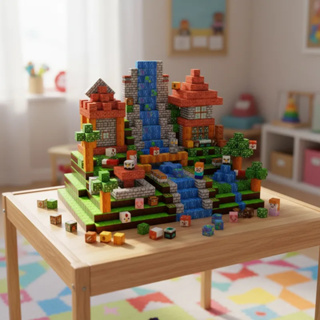 Blocos Cubos Magneticos Montagem construção diversão Brinquedos interativos educativos em Oferta na Shopee