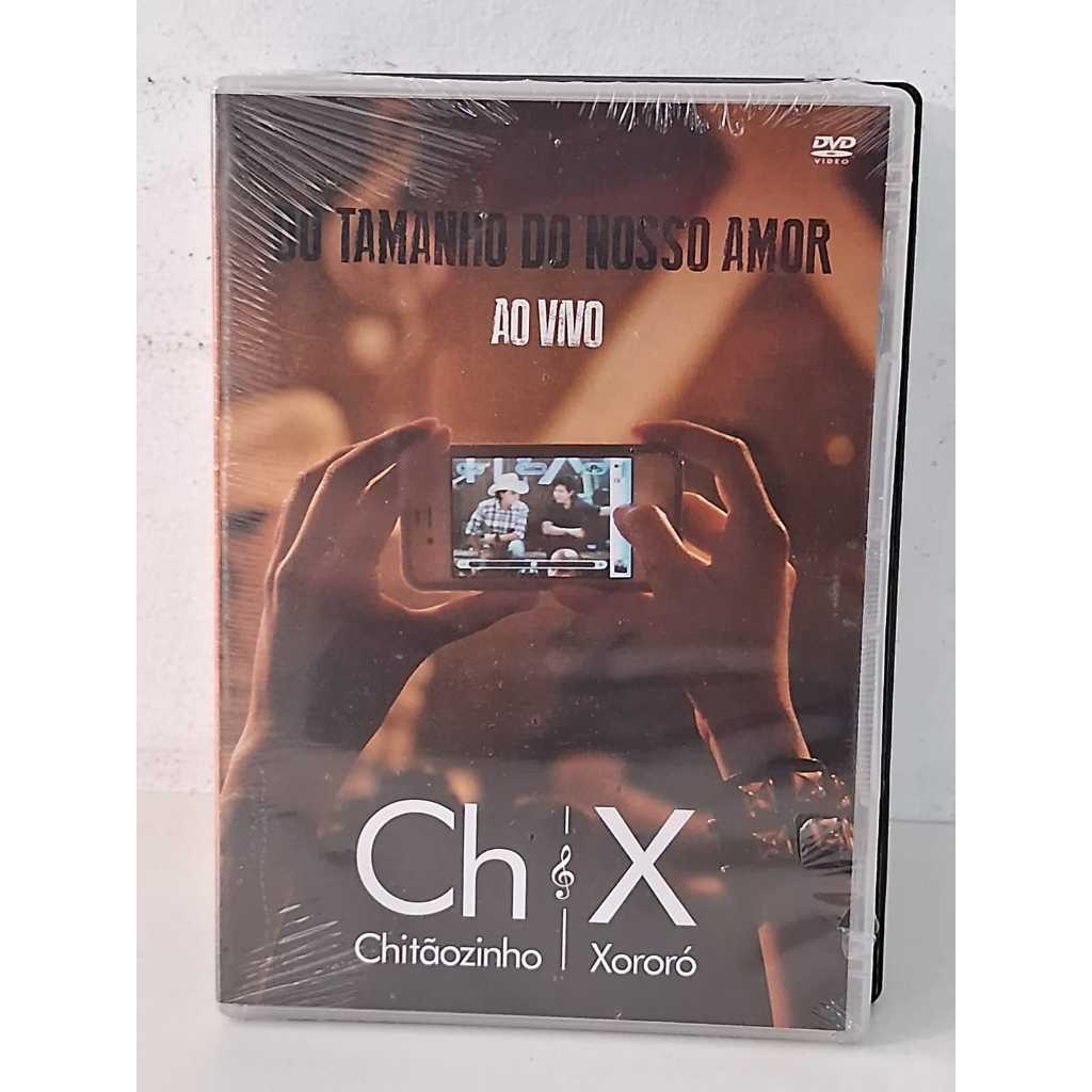 DVD Chitãozinho & Xororó - Do Tamanho Do Nosso Amor Ao Vivo (lacrado de fabrica)