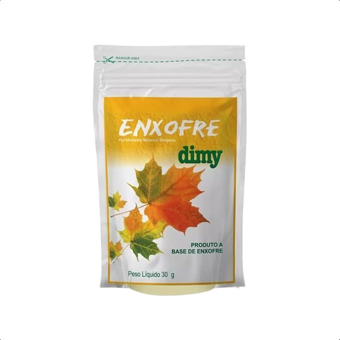 Enxofre Dimy 30g – Fungicida e Acaricida para Plantas e Jardim