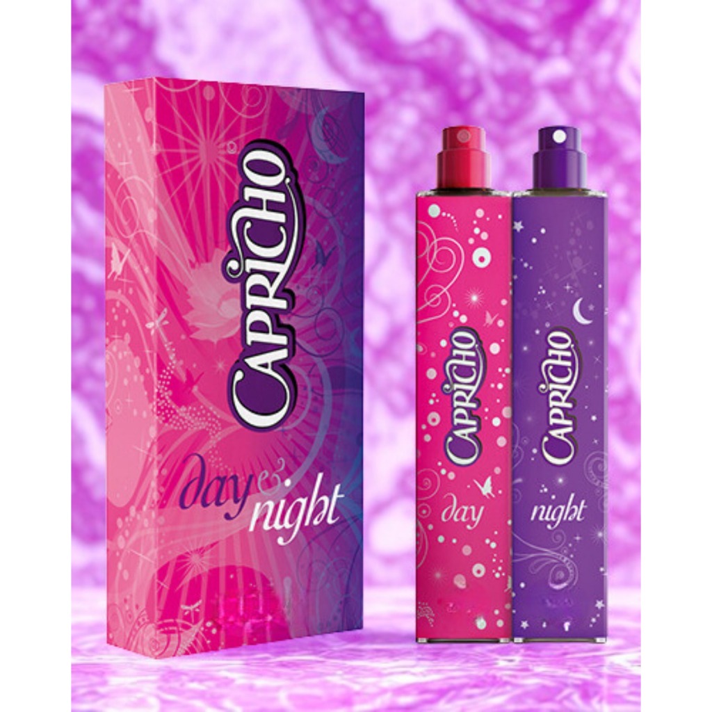 Perfume Feminino Capricho Day e Night Fragrância Floral Fresco - 100ml