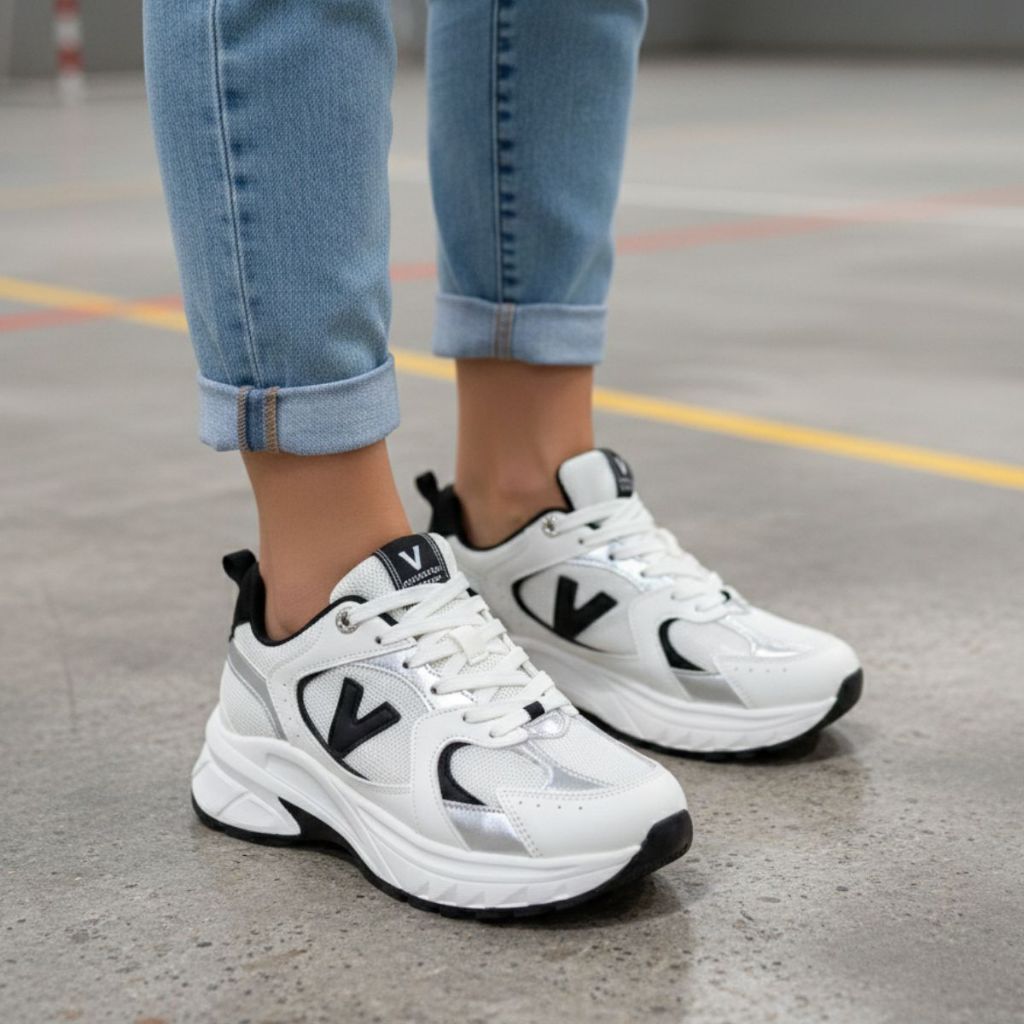 Tênis Via Marte Feminino Chunky Sneaker Confortável Leve Original em Oferta na Shopee