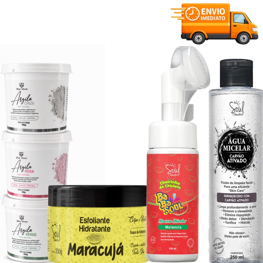 Kit Tratamento facial , Clareador de pele, rejuvenescimento ,  Anti manchas, anti acne,skincare A PRONTA ENTREGA em Oferta na Shopee