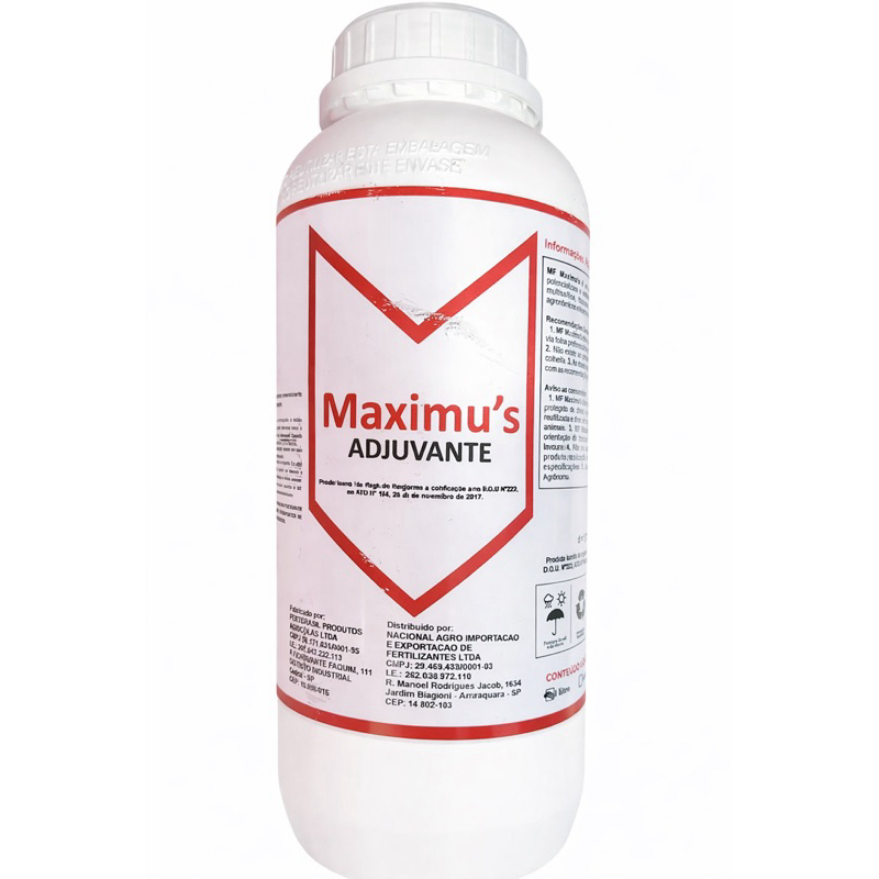 Fertilizante Adjuvante Fungicida Cicatrizante Maximus 1L