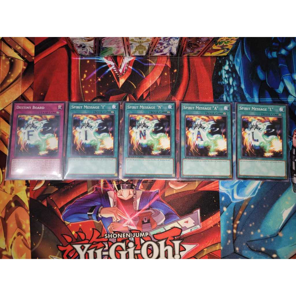 Destiny Board - Tábua do Destino - + SPIRIT MESSAGES - COMPLETO - Yugioh! Original Konami!