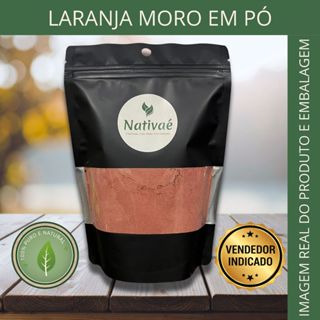 Laranja Moro em Pó 100% Pura Nativaé - 250g, 500g, 1kg em Oferta na Shopee