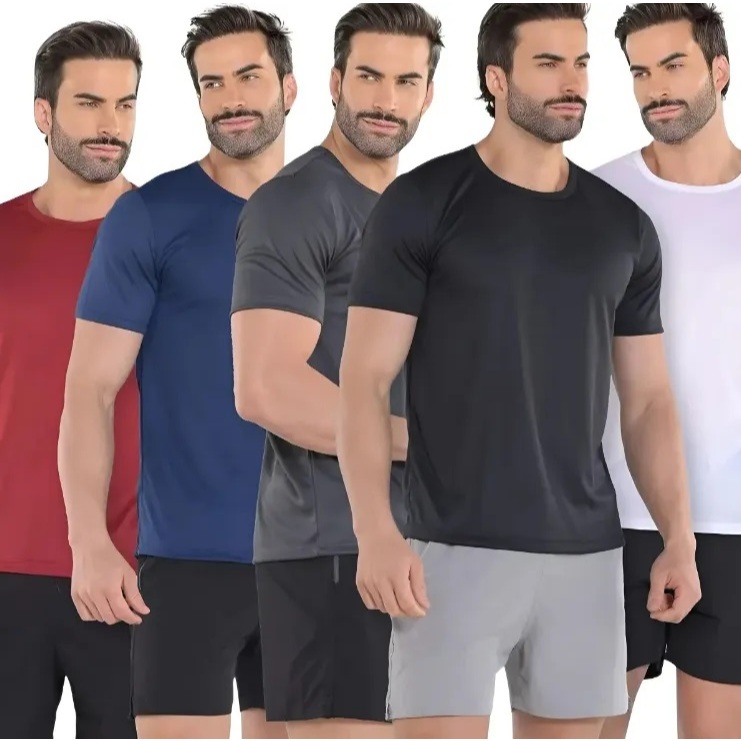 5 Camisetas Regata Poliéster DryFit Masculina em Oferta na Shopee