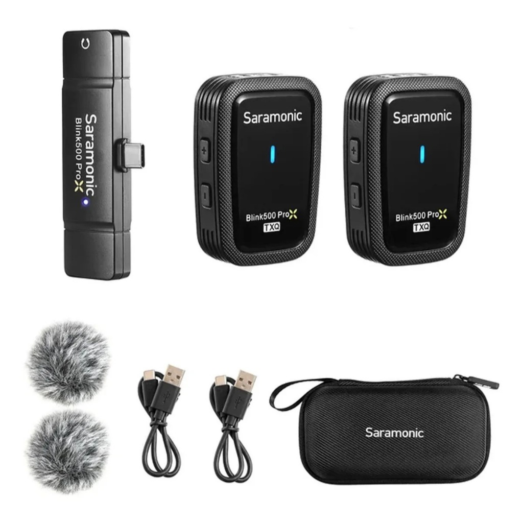Saramonic Blink 500 Prox Q6 Microfone De Lapela Preto
