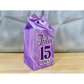 Caixinhas Personalizadas 15 Anos Lilas para Festa Adulto Mimo/ Papelaria/ Caixinhas/ aniversário/ Kit Personalizados em Oferta na Shopee