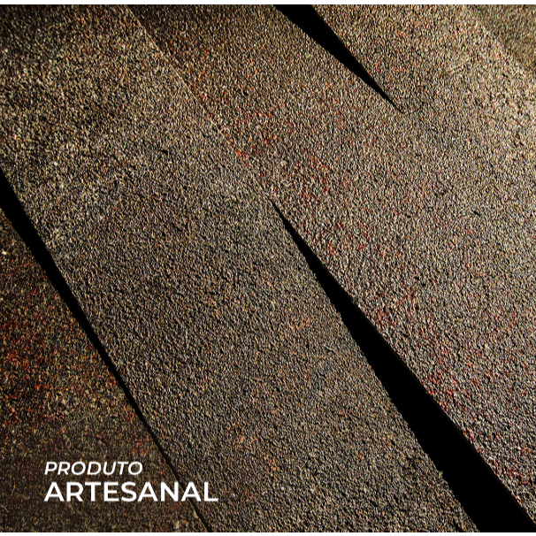 Placa Revestimento 3D Pedra Flexível Tijolinho 0,5m² Kit 26 Placas 3D Autocolante 28cm x 7cm Cor Pedra Ferro em Oferta na Shopee