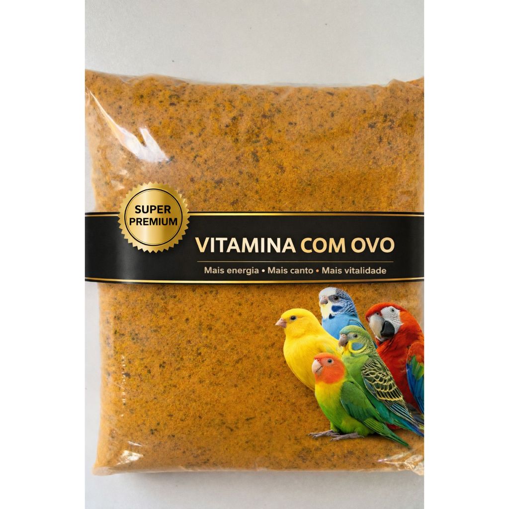 Vitamina com Ovo para Aves Super Premium 1kg
