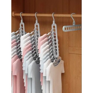 Kit Cabide Organizador Mágico + 10 Cabides Resistentes Economia Espaço Closet Lavanderia