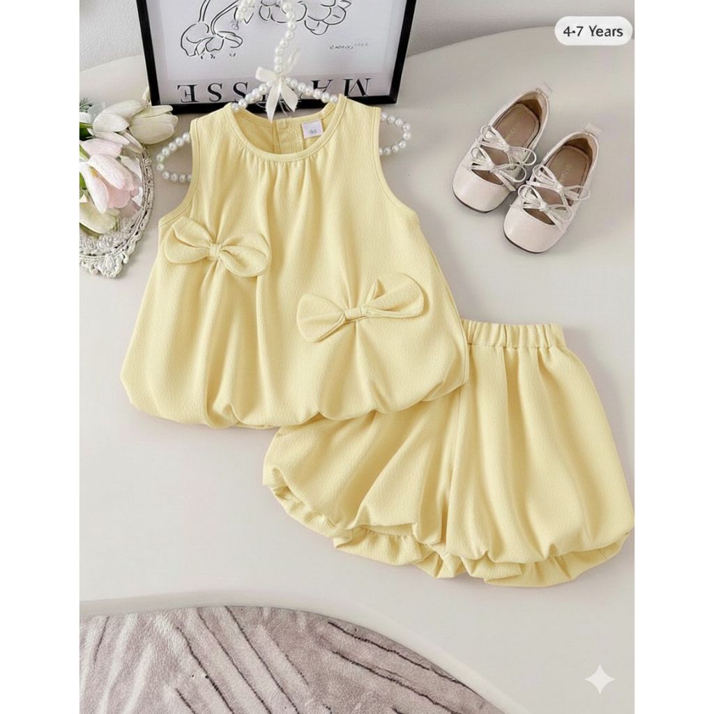 Conjunto infantil regata +short menina estampa colorida moda verão tecido leve tecido Dunas
