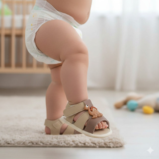 Sandalia Bebe Mania Menino Dino Verao Estiloso Pronta Entrega 70-02 Bege em Oferta na Shopee