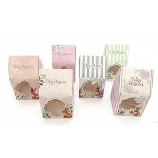 Kit 06 Embalagem De Presente De Papel Para Pascoa P em Oferta na Shopee