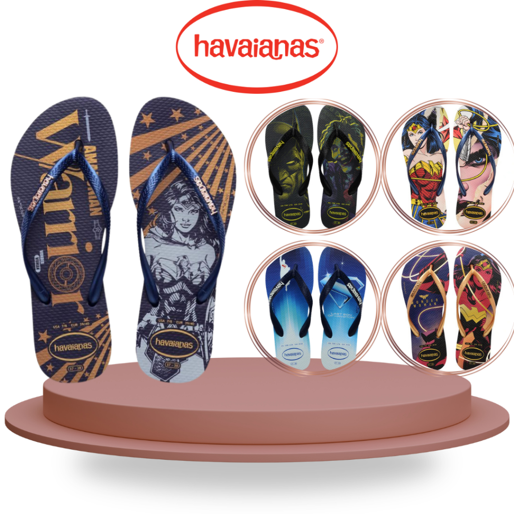HAVAIANAS DC TOP LOGOMANIA BATMAN ORIGINAL HEROIS
