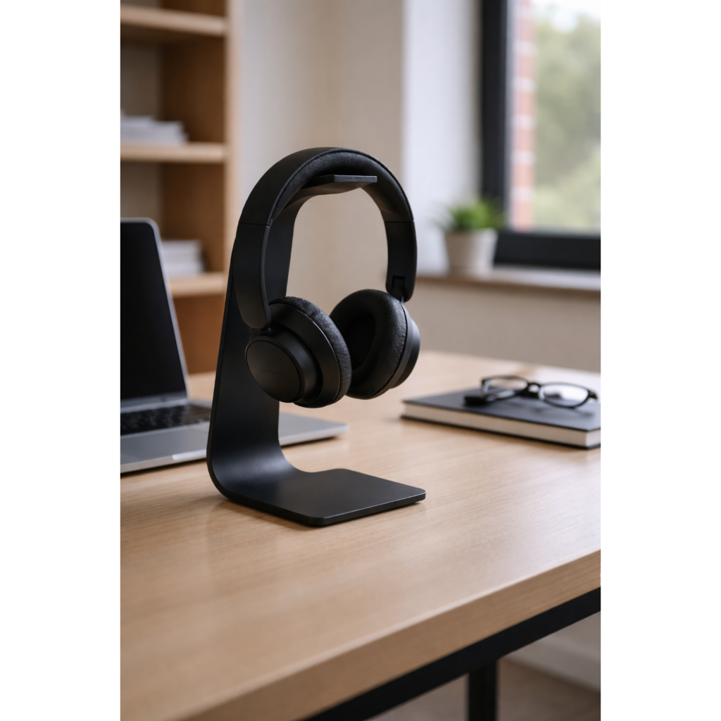 Suporte para Headset Gamer e Home Office – Base Estável e Design Elegante em Oferta na Shopee
