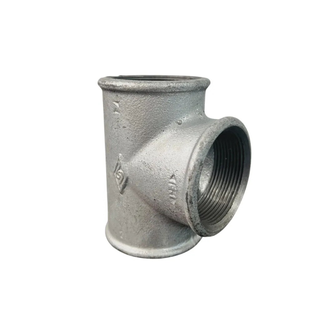 Te (Tee) 90 Graus Aço Galvanizado 3/4" Polegada Conexão Hidráulica