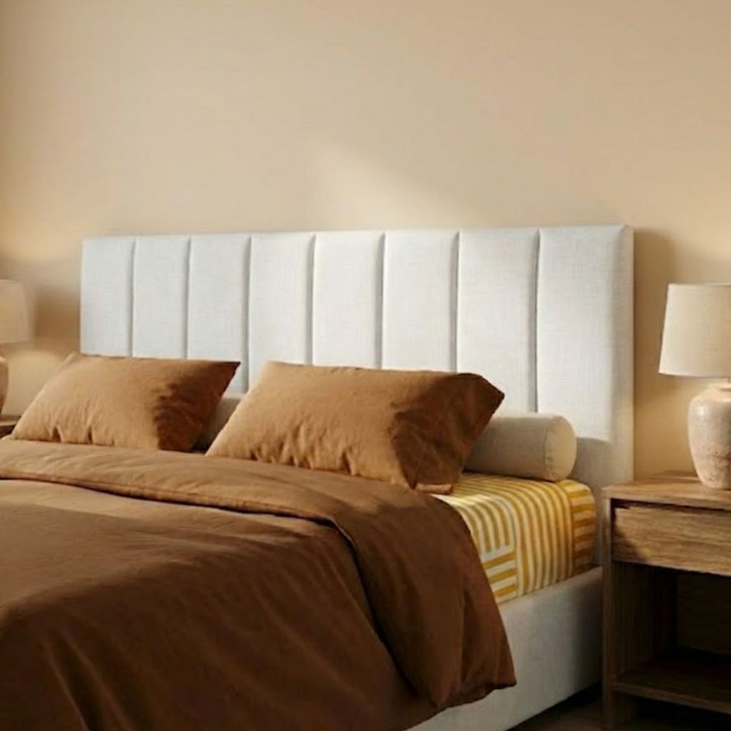 Cabeceira Cama Box Queen Modular Estofada Autocolante 50x20 Kit 8 Placas Painel Quarto