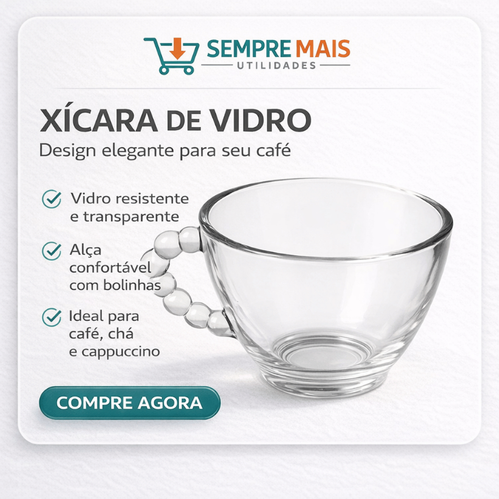 Jogo de Xicara 6 Peças Xícaras PEROLA BOLHA 220ml Transparente Cristal Crystal Retro Vidro Cha Cafe em Oferta na Shopee