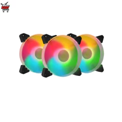 KIT 3 VENTOINHA PARA COMPUTADOR 120MM | Delta-C1293 RGB 45CFM Silencioso