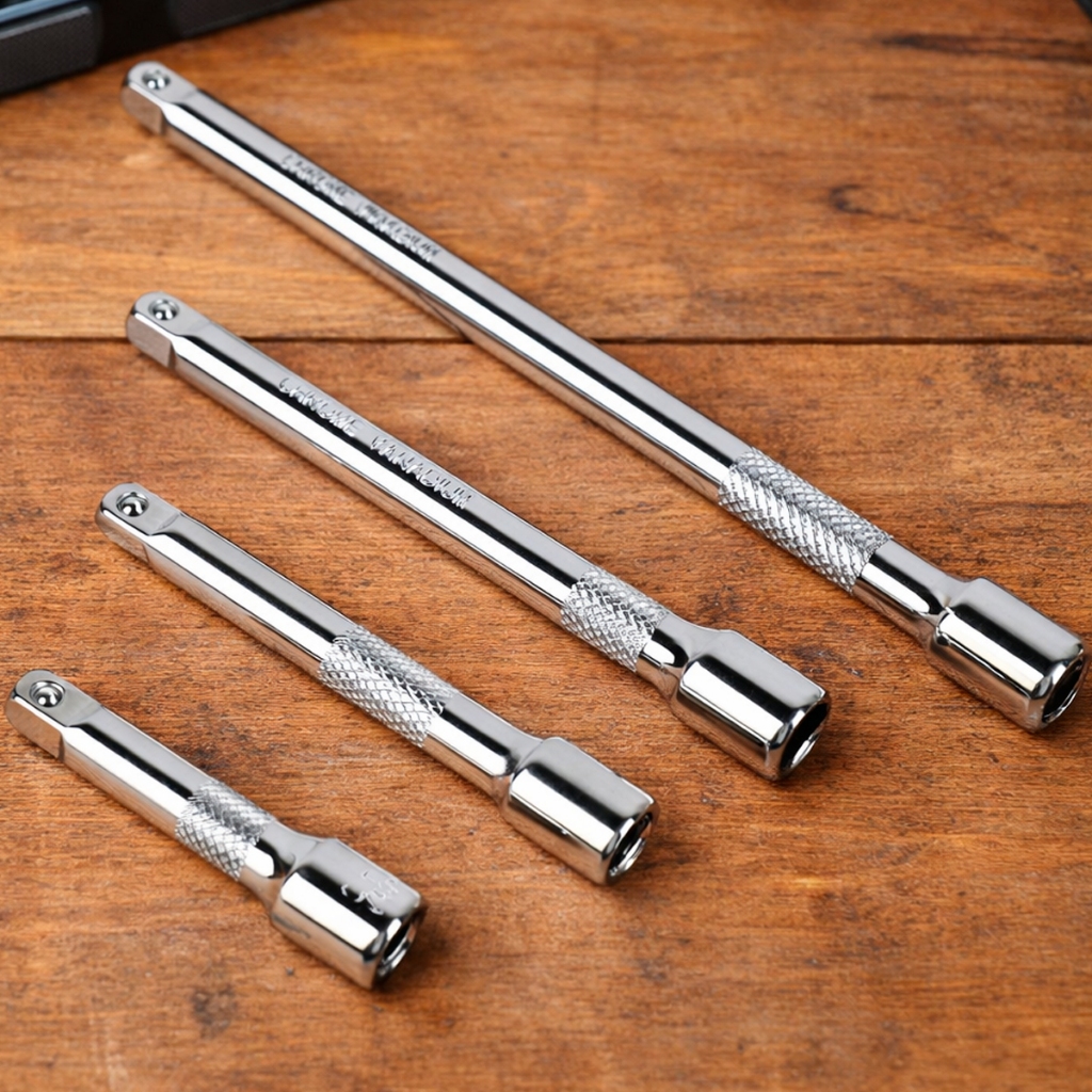 Extensor Soquete Extensão Haste Adaptador P/Chave Catraca Soquete Pito Cachimbo  3/8