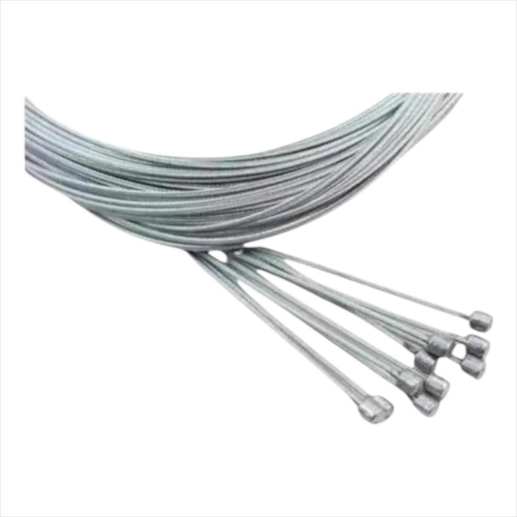 Kit 10 Cabos De Câmbio Aço Inox 1.2MMx2100MM Diant/Tras Bike