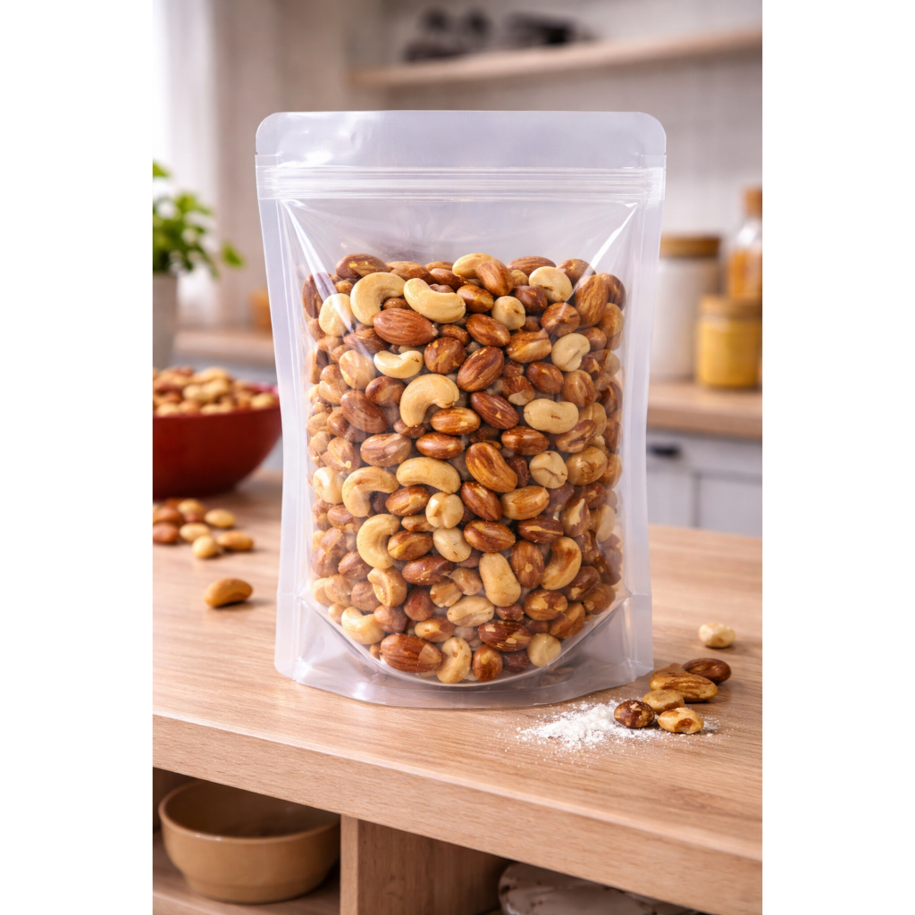 Saco Stand Up pouch Transparente 17x23,5 1000 unid Fecho Zip Armazenamento de alimento Suplemento