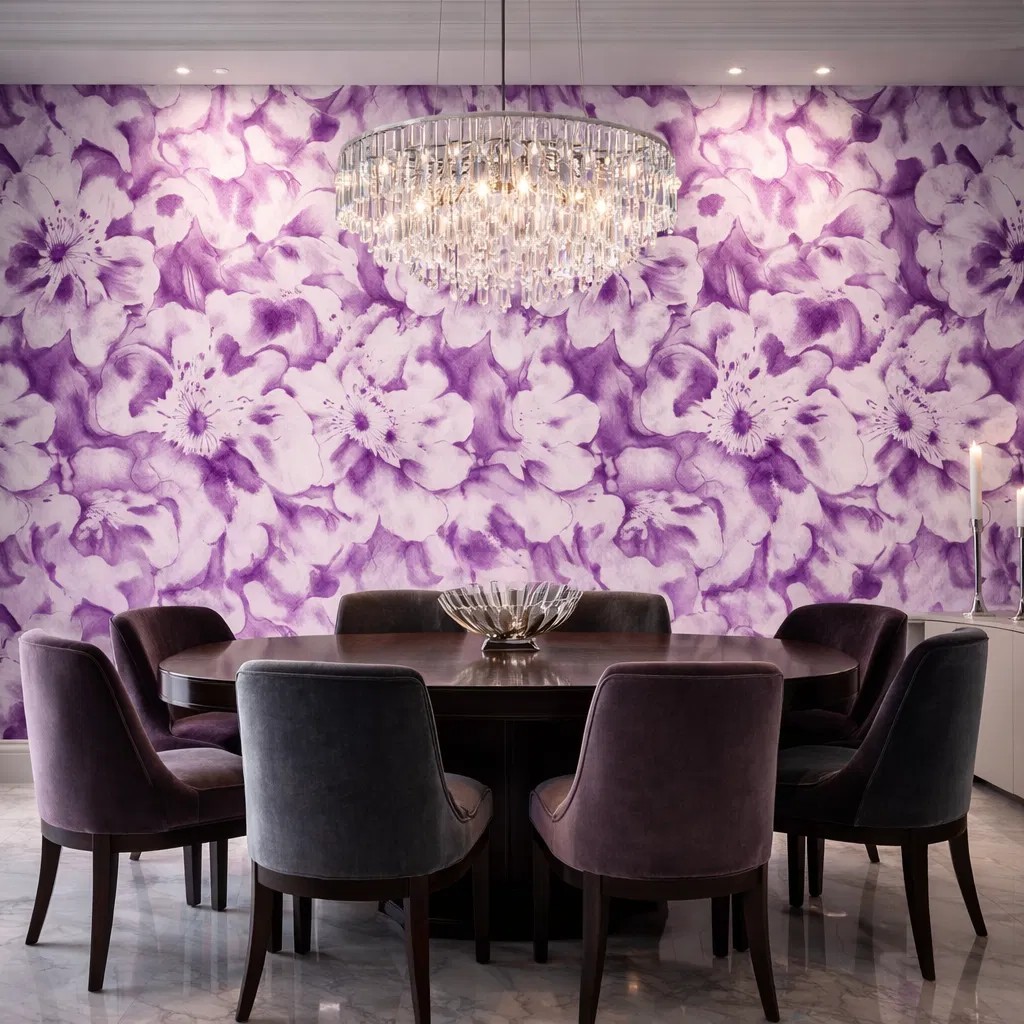 Papel de Parede Floral Autocolante Premiun Decorativo para Sala Quarto Casa Luxo em Oferta na Shopee