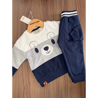 Conjunto Moletom Milon Bebê Menino Coleção Nova em Oferta na Shopee