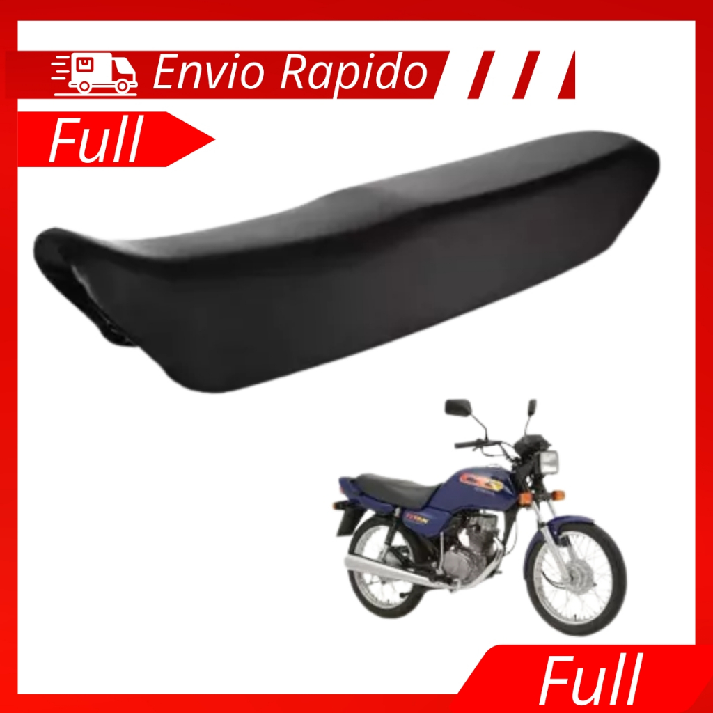 Capa de Banco Assento Honda Cg Titan 125 1995 1996 1997 1998 1999 Com Logo Preta em Oferta na Shopee