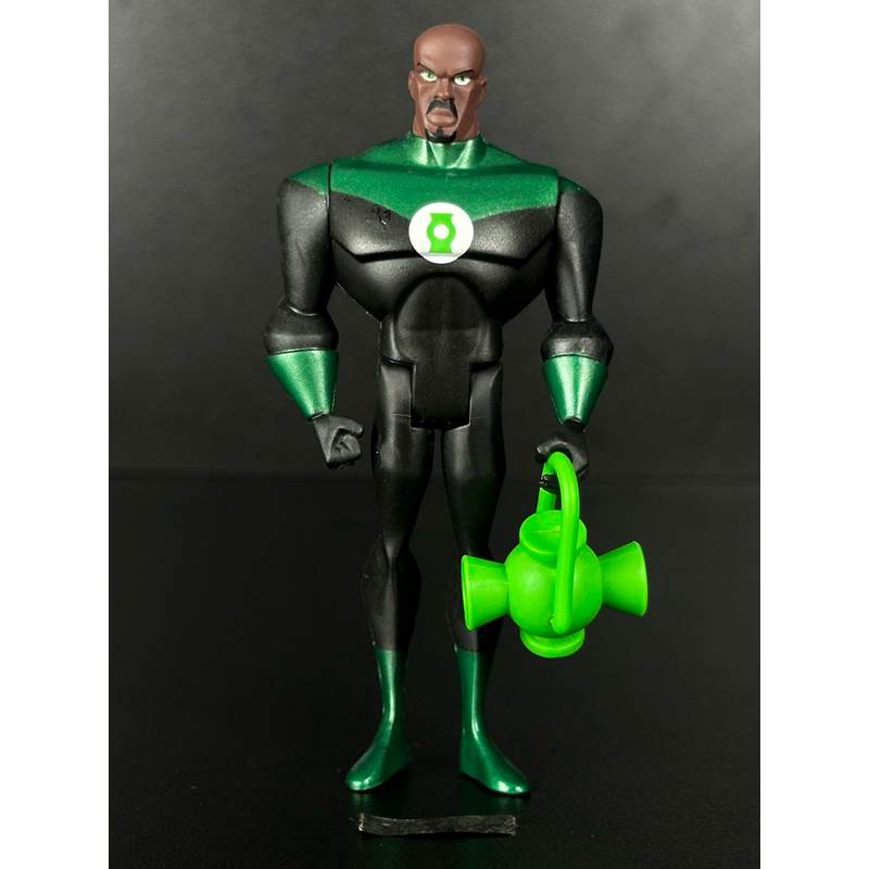 Action Figure Boneco Articulado JLU Mattel Lanterna Verde - John Stewart Traje Metalizado - Liga da Justiça Sem Limites