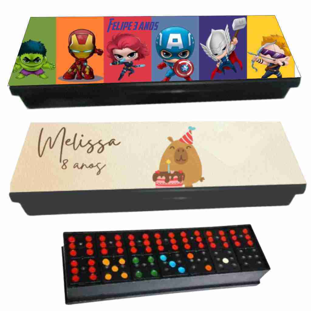 Dominó Personalizado - 25 Unidades