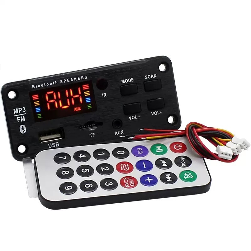 Decodificador FM Bluetooth 5.0 12V MP3 USB FM em Oferta na Shopee